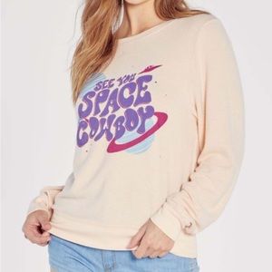 Wildfox | Gossamer Pink 'Space Cowboy' Long-Sleeve Top - Women
